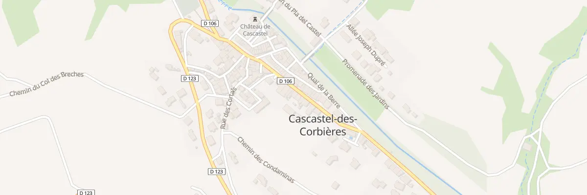 Plan du 30 Grand Rue à Cascastel-des-Corbières