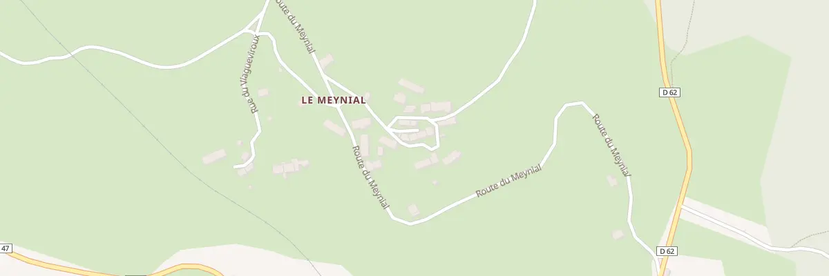 Plan du 5027 Le Meynial à Lugarde