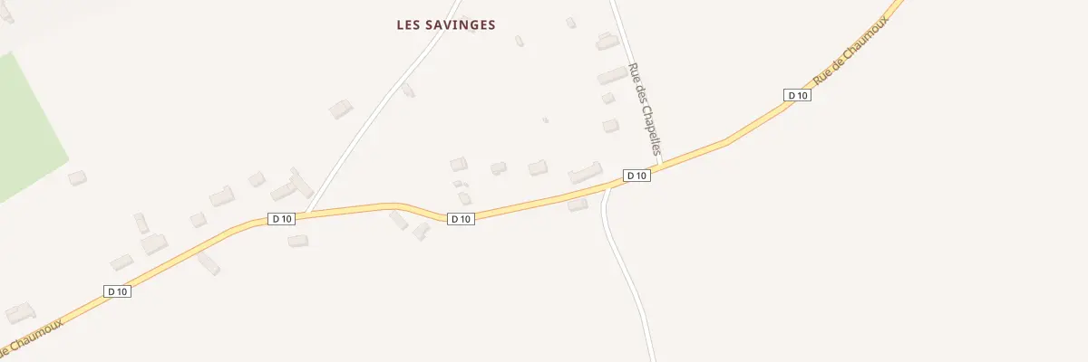 Plan du 9156F Rue de Chaumoux à Gron