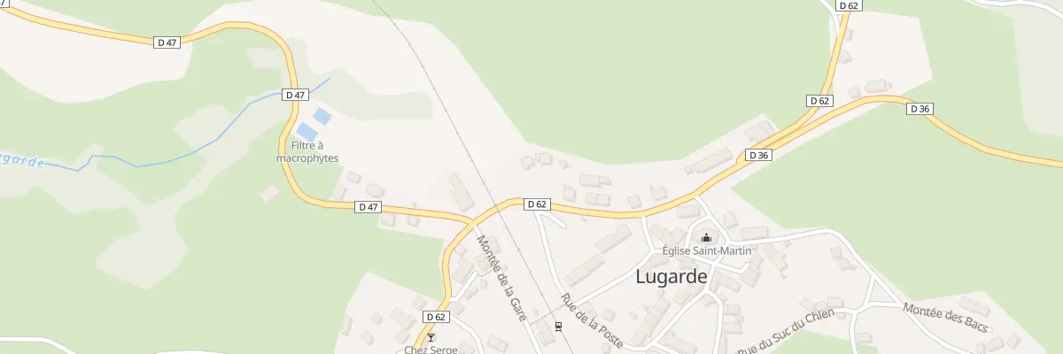 Plan du 20 Rue du Puy Mary à Lugarde