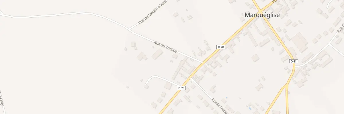 Plan du 75 Rue du Trichoy à Marquéglise