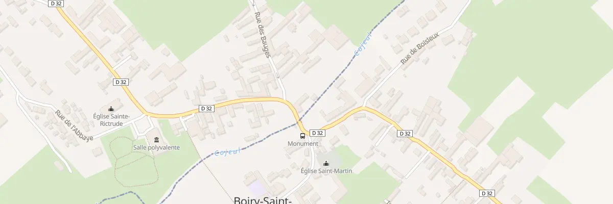 Plan du 2 Rue de l’Eglise à Boiry-Sainte-Rictrude