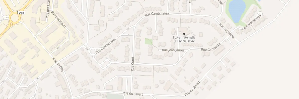 Plan du 2 Rue Jean Jaurès au Plessis-Belleville