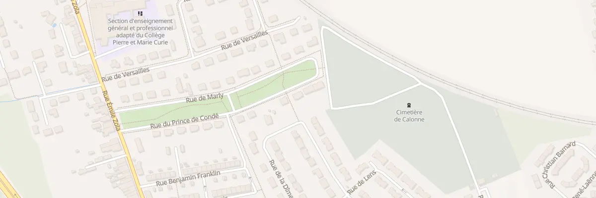 Plan du 20 Rue du Prince de Conde à Liévin
