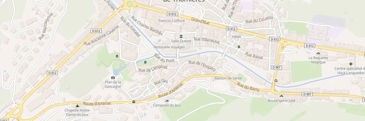 Plan du 1 Rue de l’Empery à Saint-Pons-de-Thomières