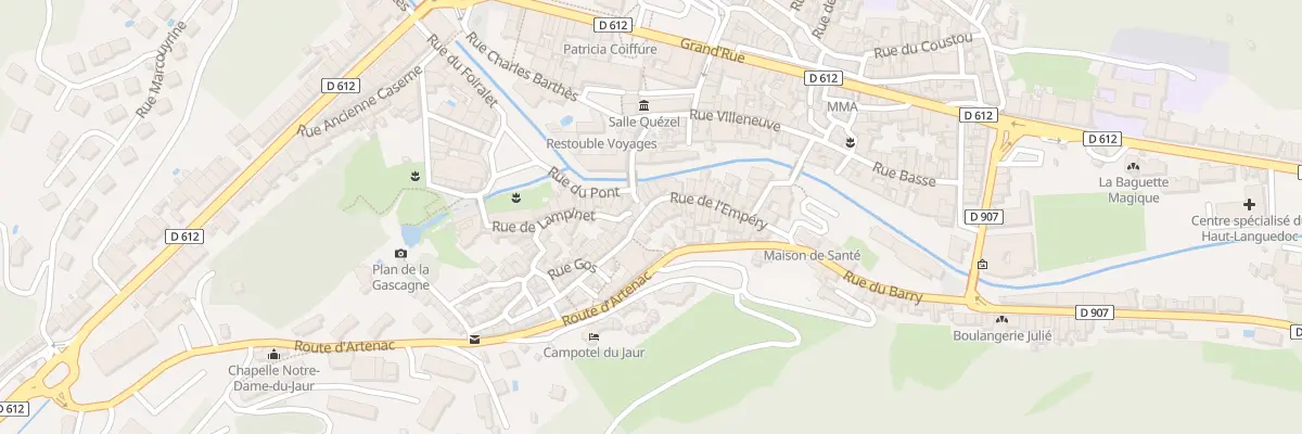 Plan du 3 Pl des Penitents à Saint-Pons-de-Thomières