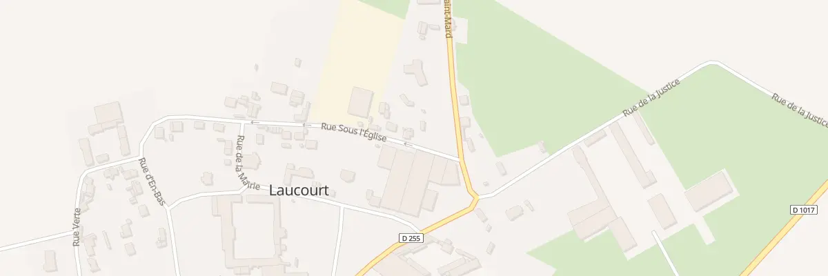 Plan du 15 Le Village à Laucourt
