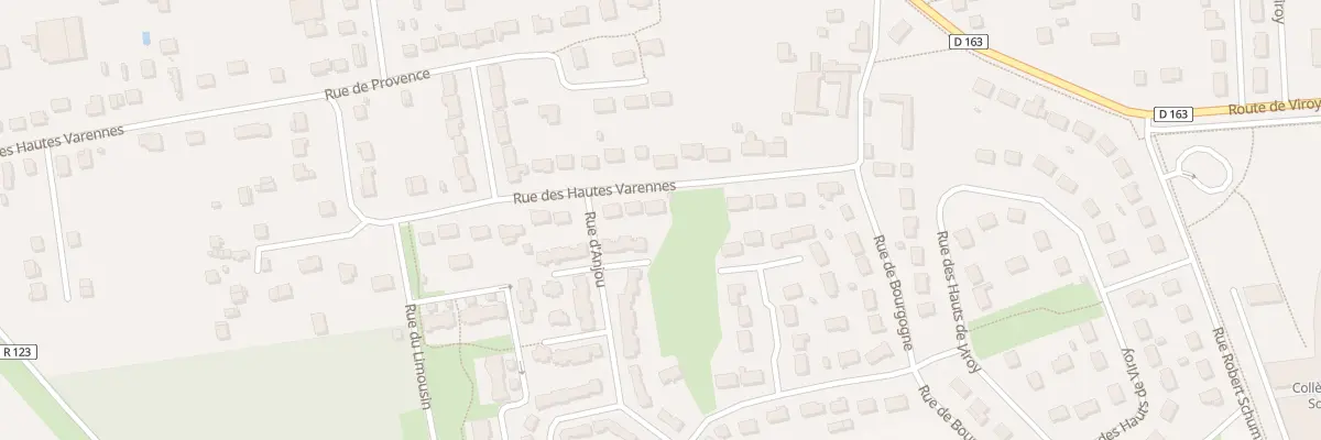Plan du 668 Rue des Hautes Varennes à Amilly