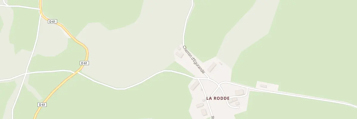 Plan du 5362 La Rodde à La Goutelle