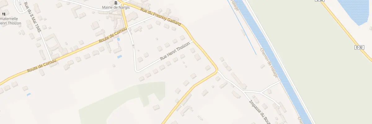 Plan du 3 Rue Henri Thoizon à Nargis