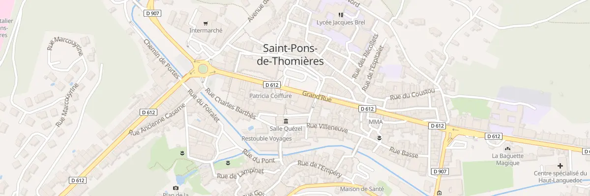 Plan du 30 Gr Grand Rue à Saint-Pons-de-Thomières