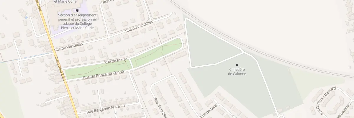 Plan du 22 Rue du Prince de Conde à Liévin