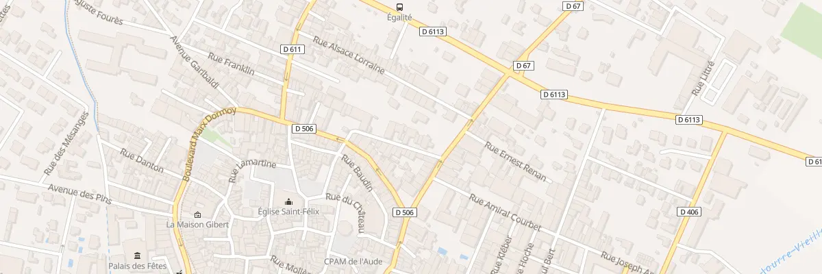 Plan du 11 Rue Camille Desmoulins à Lézignan-Corbières