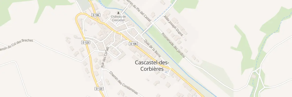 Plan du 37 Grand Rue à Cascastel-des-Corbières