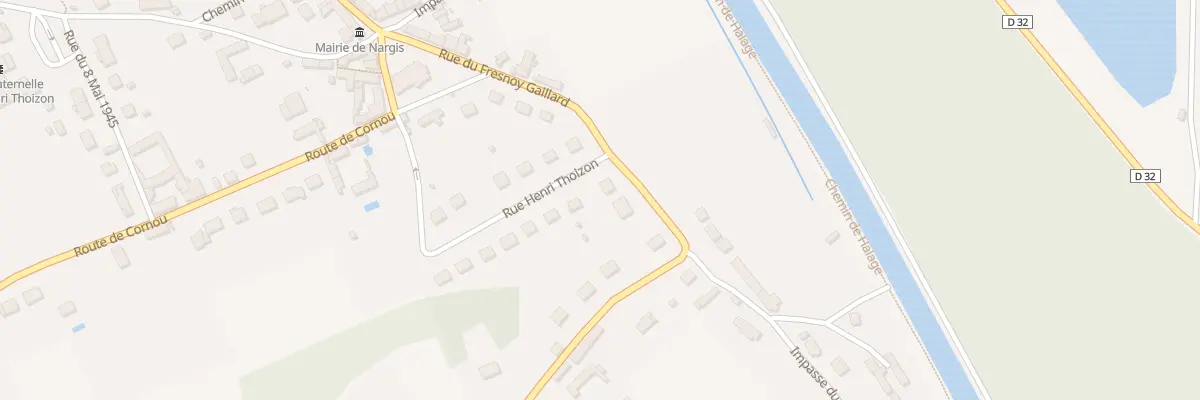 Plan du 1 Rue Henri Thoizon à Nargis