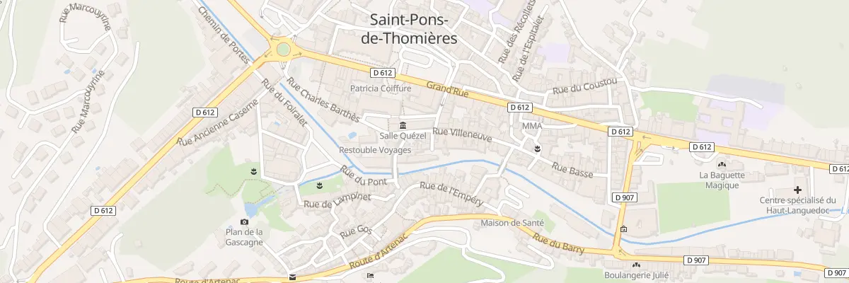 Plan du 4 Rue de Villeneuve à Saint-Pons-de-Thomières