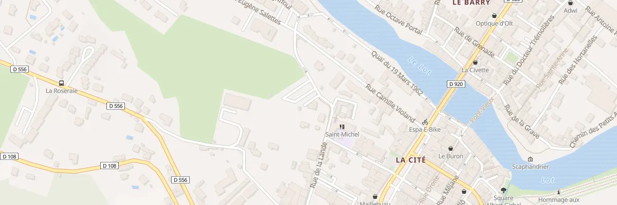 Plan du 2 Rue de la Lande à Espalion