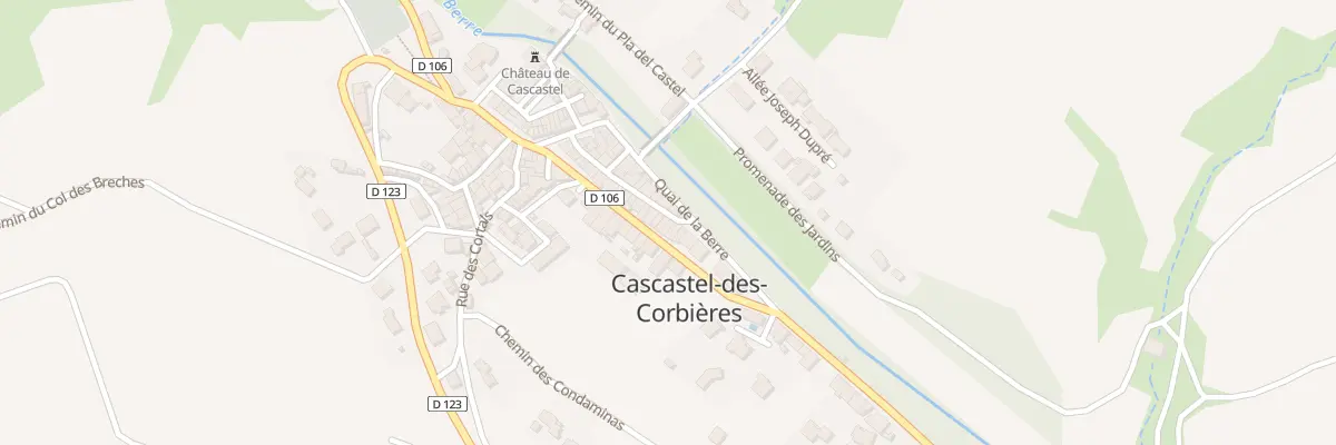 Plan du 6 Rue des Nobles à Cascastel-des-Corbières