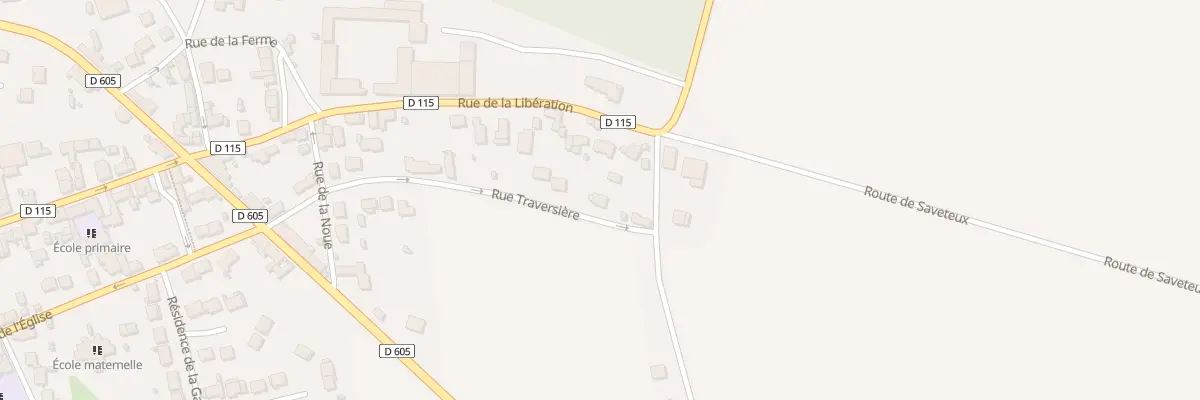 Plan du 4T Rue Traversière à Sivry-Courtry