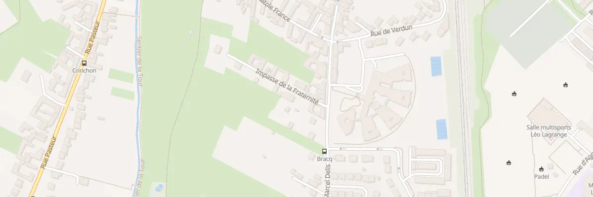 Plan du 5 Imp de la Fraternité à Achicourt