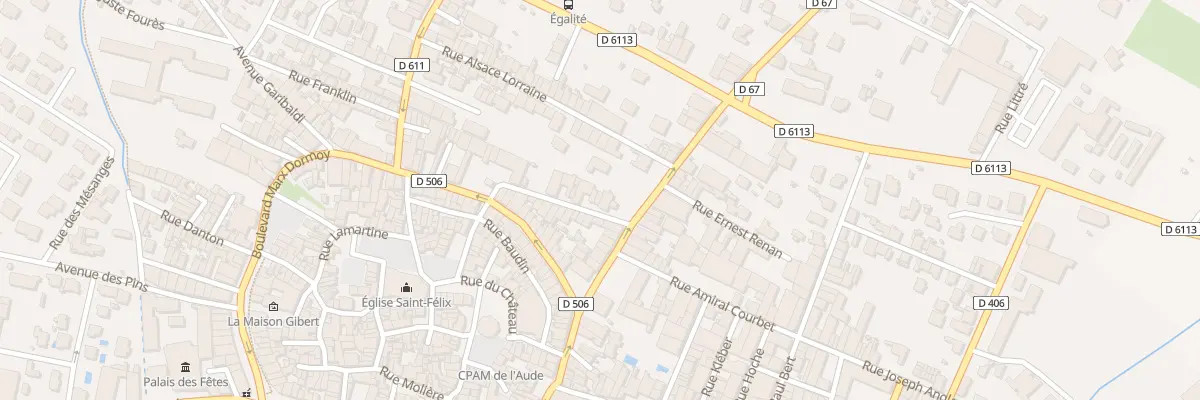 Plan du 15 Rue Camille Desmoulins à Lézignan-Corbières