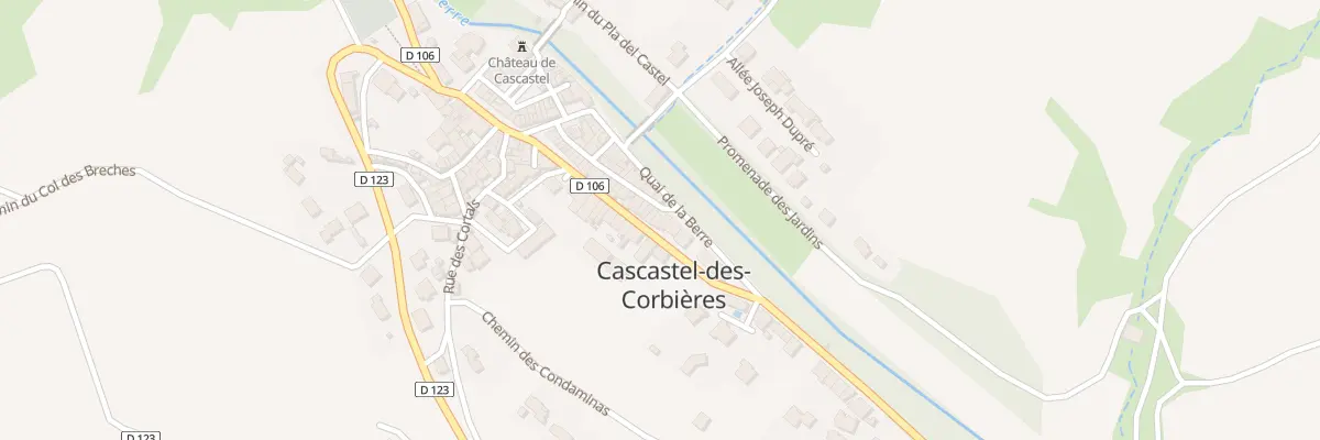 Plan du 41 Grand Rue à Cascastel-des-Corbières