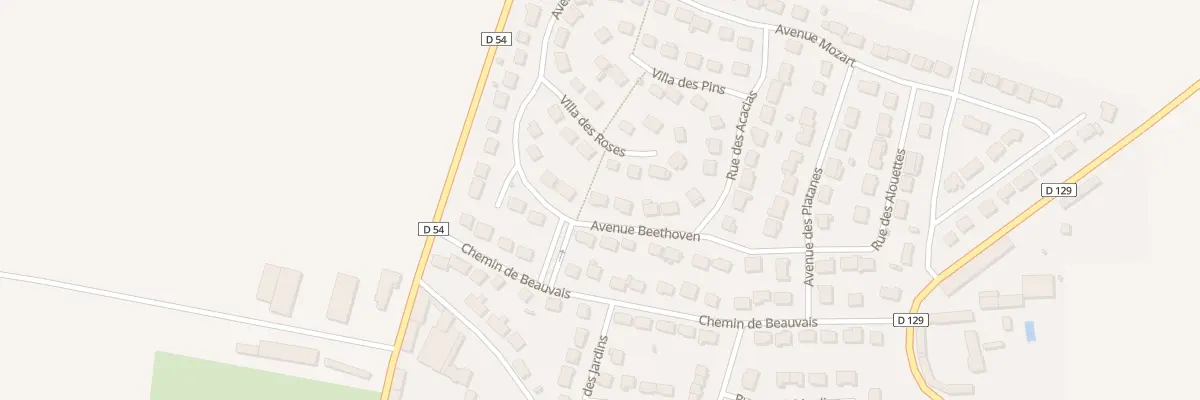 Plan du 5 Av Beethoven à Charny