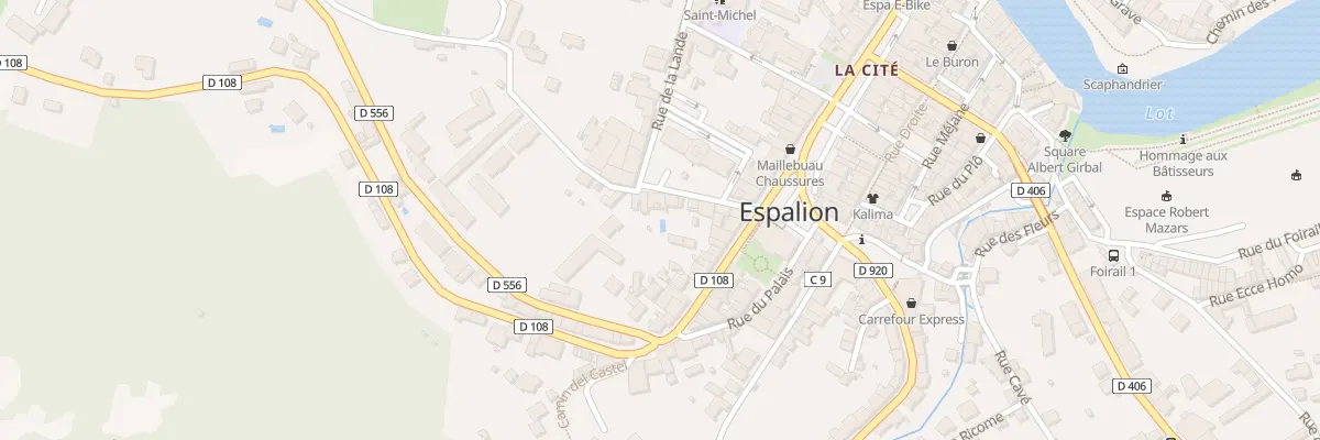 Plan du 9 Pl Pierre Frontin à Espalion
