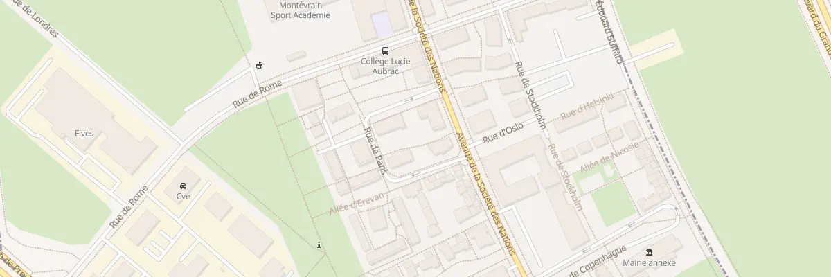 Plan du 7 Rue de Paris à Montévrain