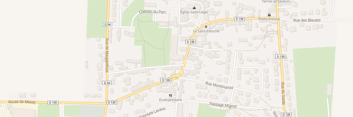 Plan du 1 Rue Vigne Croix à Charny
