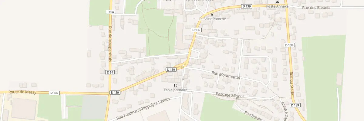 Plan du 1 Rue Neuve à Charny