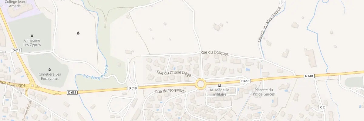 Plan du 10 Rue du Bosquet à Céret
