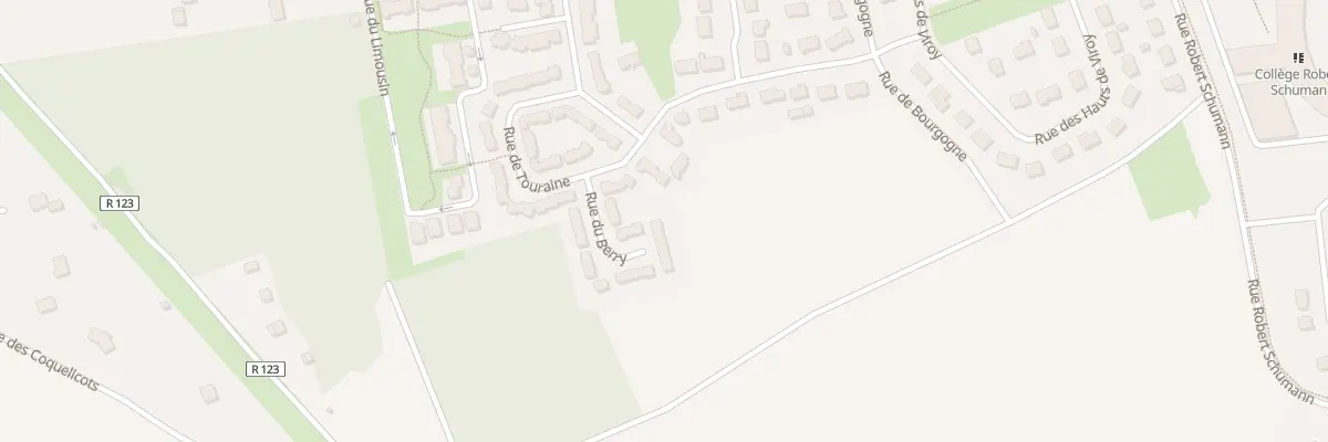 Plan du 93A Rue du Berry à Amilly