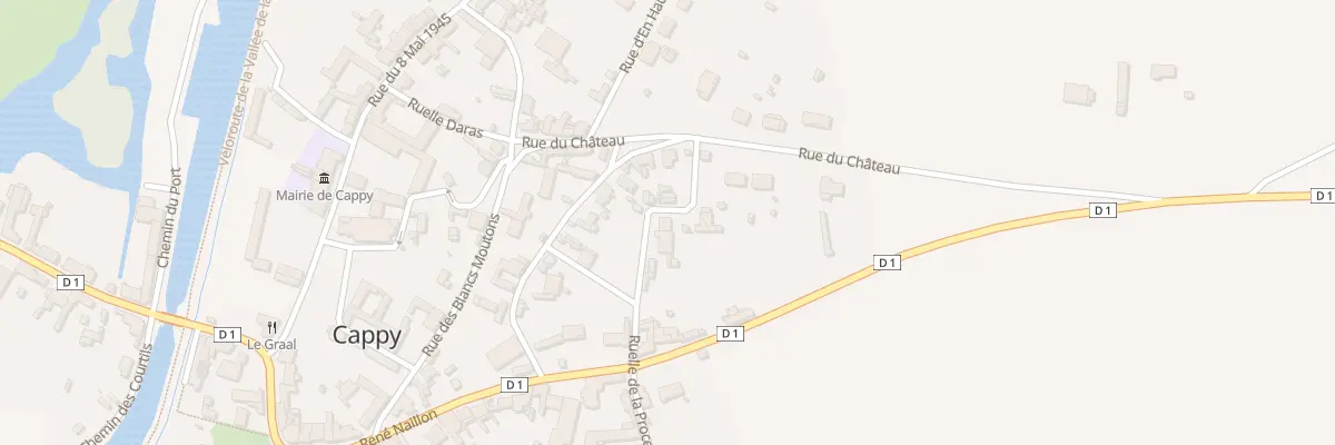 Plan du 3B Rle Obry à Cappy