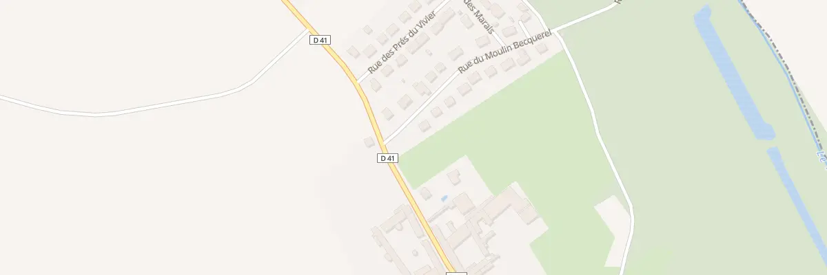 Plan du 40 Rue du Moulin Becquerel à Marquéglise