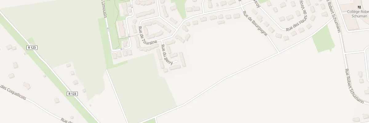 Plan du 94 Rue du Berry à Amilly