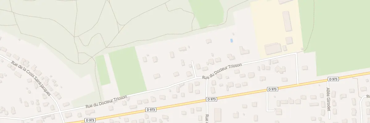 Plan du 881 Rue du Docteur Trioson à Amilly
