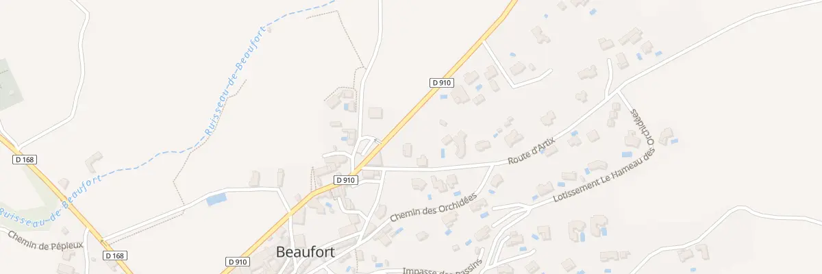 Plan du 1 Rte d’Artix à Beaufort