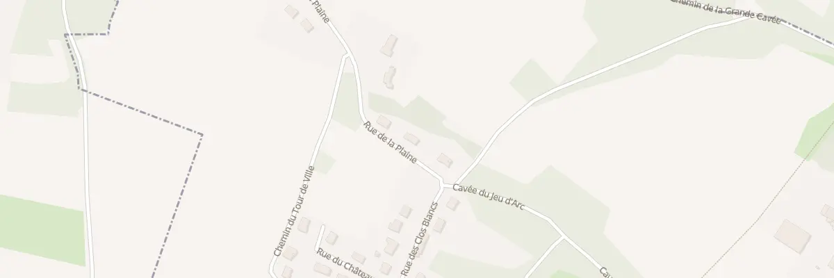 Plan du 55 Rue de la Plaine à Armancourt