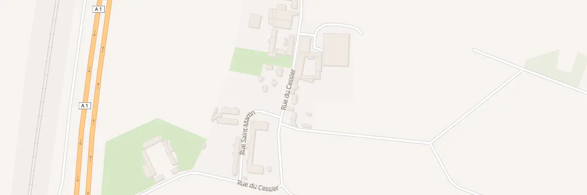 Plan du 5225 Rue du Cessier à Beuvraignes