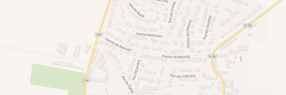 Plan du 13 Che de Beauvais à Charny