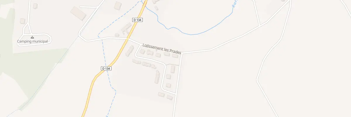 Plan du 9 Lot Les Prades Le Bourg à Gelles