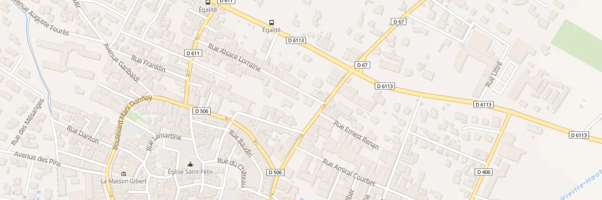 Plan du 36A Rue Alsace Lorraine à Lézignan-Corbières