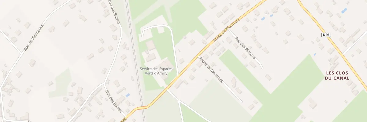 Plan du 328 Rue de Mormant à Amilly