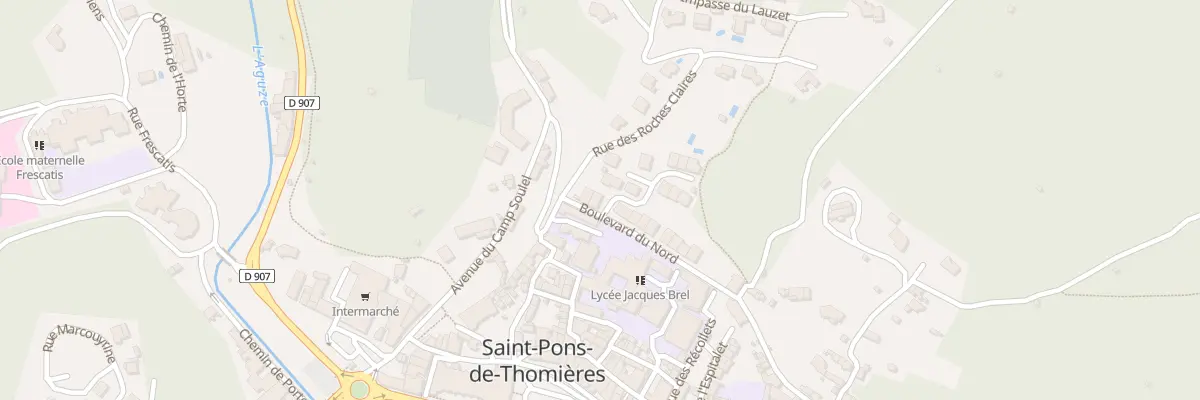Plan du 1 Lot du Roucas Blanc à Saint-Pons-de-Thomières
