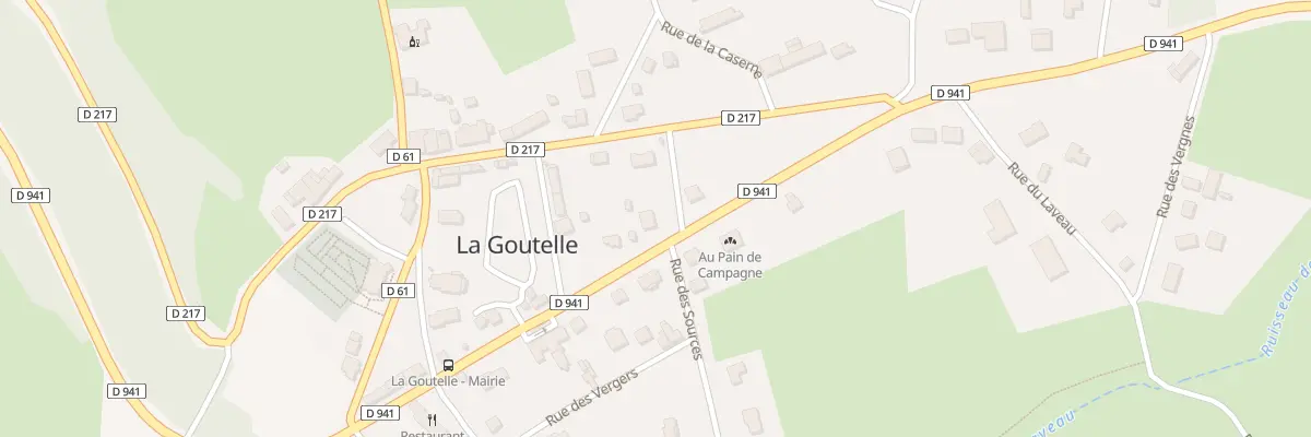 Plan du 5024 Le Bourg à La Goutelle