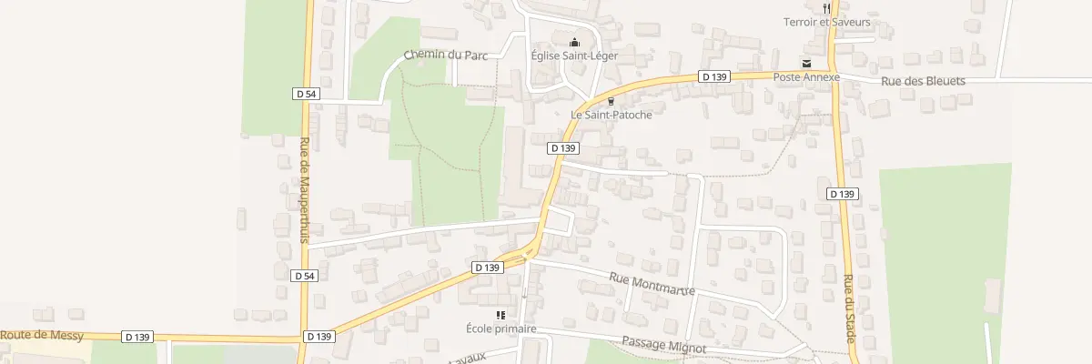 Plan du 3G Rue Vigne Croix à Charny