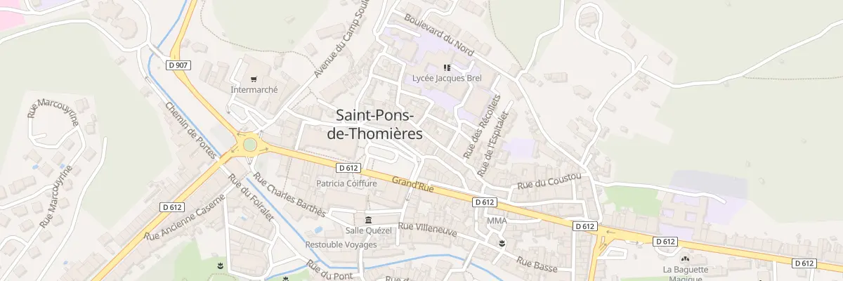 Plan du 6 Rue du Planel à Saint-Pons-de-Thomières