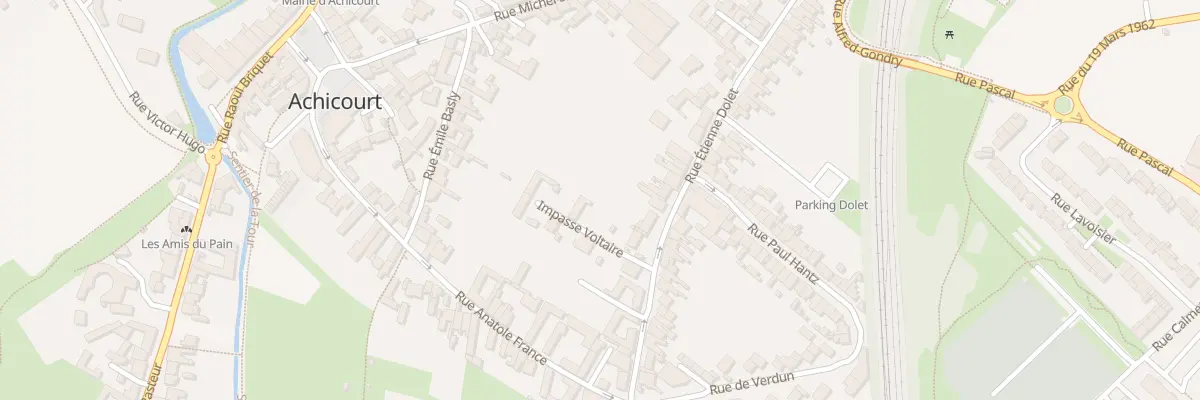 Plan du 42 Rue Etienne Dolet à Achicourt