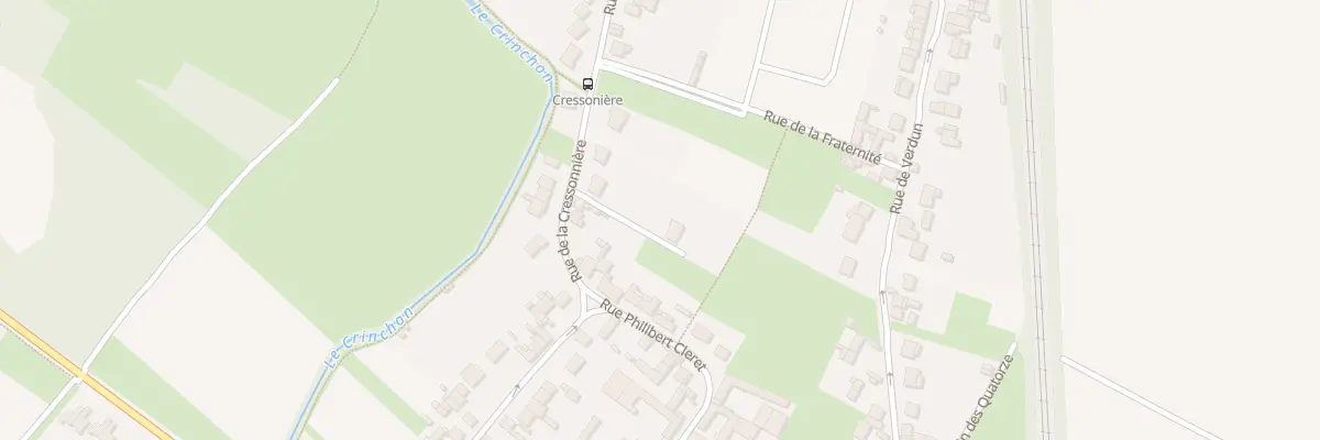 Plan du 13 Rue de la Cressonnière à Agny